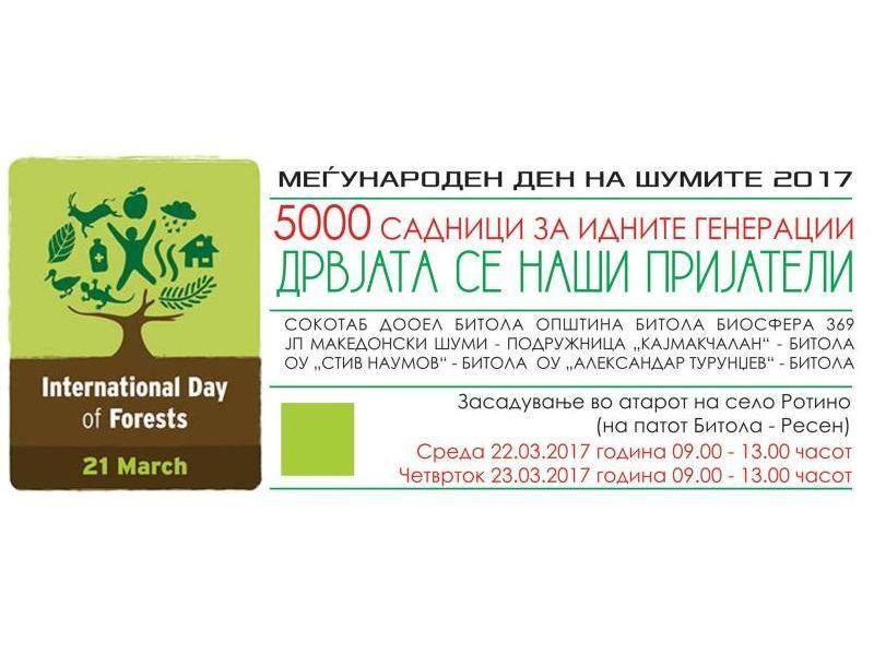 Биосфера 369 засадува пет илјади дрвја за идните генерации
