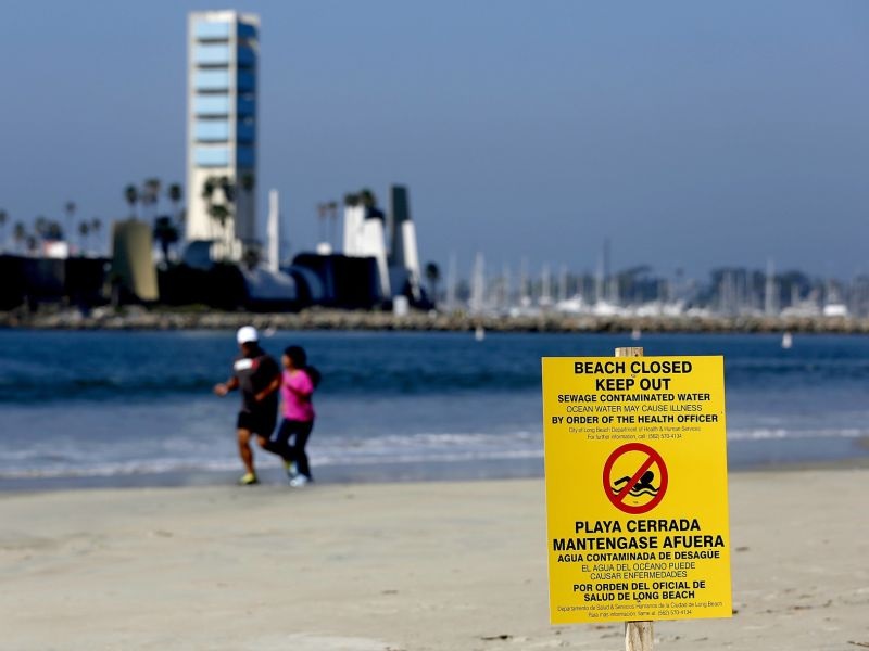 Голем канализациски дефект ги загади плажите кај Лос Анџелес