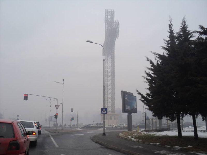 Алармантното загадување во Скопје продолжува и денес