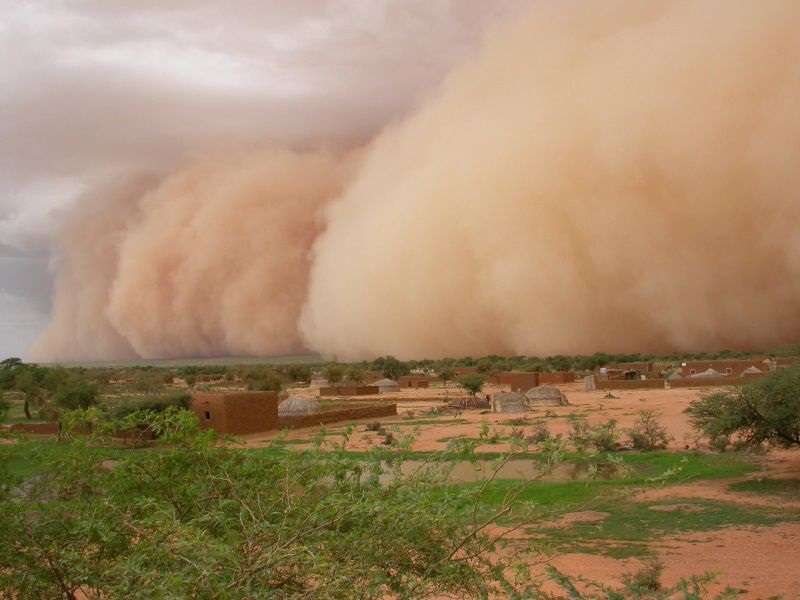 Сахара исфрла помалку прашина и тоа прави проблем