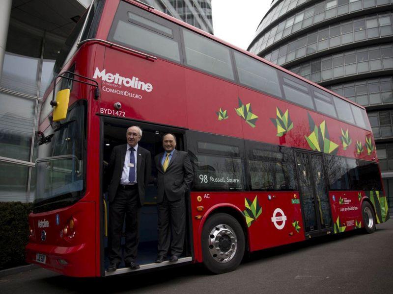 Во Лондон почна да се вози електричен автобус 